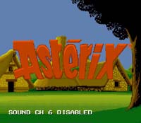 Asterix, capture d'écran